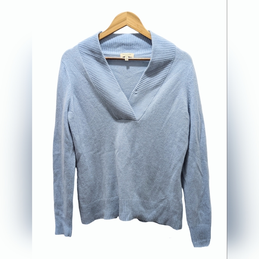 Cashmere Baby Blue Sweater Size Large